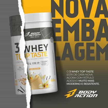 Imagem de 3 Whey Top Taste Bodyaction - 900g