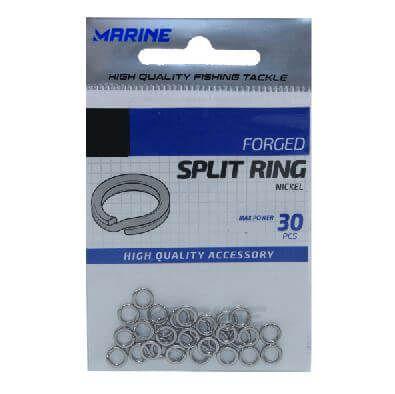 Imagem de 30 Argola Split Ring N5 P/ Isca Artificial Marine Sup 12kg