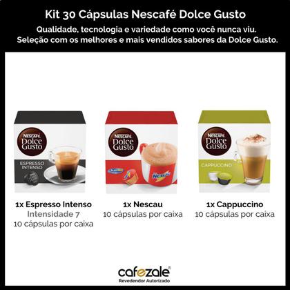 Imagem de 30 Capsulas Dolce Gusto, Capsula Café Espresso, Nescau, Cappuccino