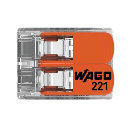 Imagem de 30 Conectores Automáticos Até 6,0MM 2 Polos 41A 221-612 - Wago