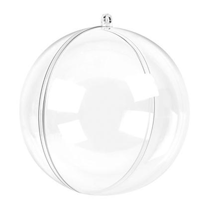 Imagem de 30 Esferas Bola De Acrílico Transparente 5cm Artesanato