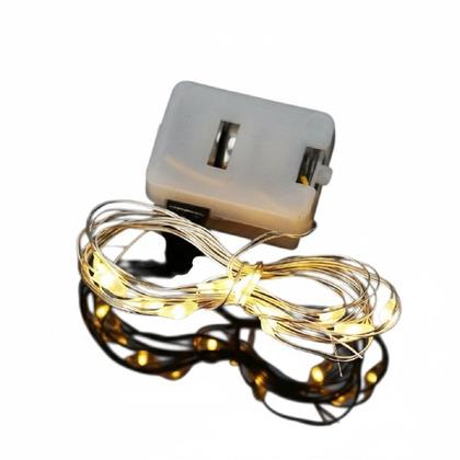 Imagem de 30 Fio de fada led 2m 20 leds cada branco quente 3 funções