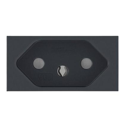Imagem de 30 Módulo Tomada Schneider Orion 2p+t 250v 10a Grafite Preto