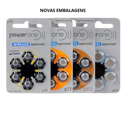Imagem de 30 Pilhas Aparelho Auditivo 312 Bateria Auditiva Pr41 Power One