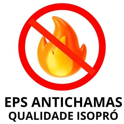 Imagem de 30 placas de isopor antichamas espessura 10mm (1cm) forro térmico acústico EPS - IsoPró Soluções em EPS