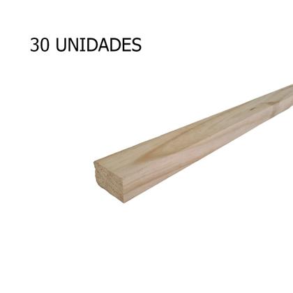 Imagem de 30 Ripas Sarrafos 3x5x100 cm Madeira de Pinus Artesanato