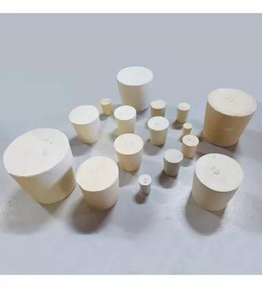 Imagem de 30 Rolhas De Borracha Anti-ácida Nº1 - Sem Furo 12x09x18mm