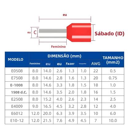 Imagem de 300-2000 pces fio durável conectar conector isolado crimp terminator prensado a frio isolado termina