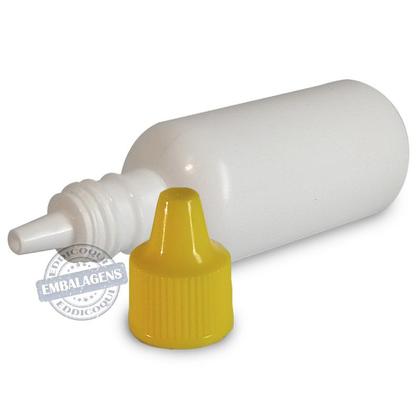 Imagem de 300 Frasco Plástico 30ml Conta Gotas  Branco - Ref 14804