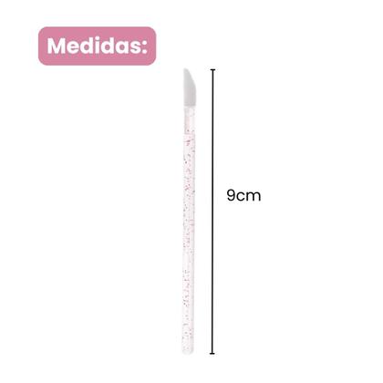 Imagem de 300 Pincel Aplicador Descartável Gloss Batom Maquiagem Limpeza Cílios