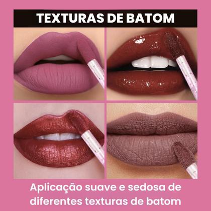 Imagem de 300 Pincel Aplicador Descartável Gloss Batom Maquiagem Limpeza Cílios