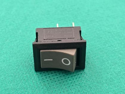 Imagem de 30x Chave Gangorra Kcd1-101 Botão Cinza 6amp 250v 2 Term.