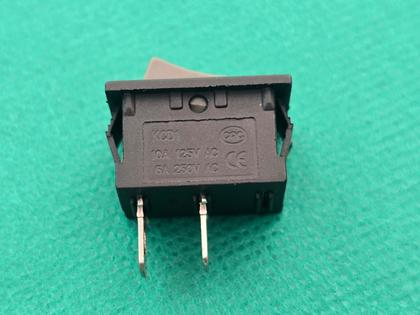 Imagem de 30x Chave Gangorra Kcd1-101 Botão Cinza 6amp 250v 2 Term.