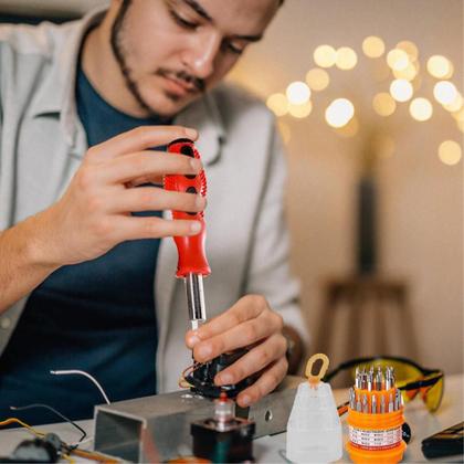 Imagem de 31 em 1 jogo de chave de fenda de precisão torx alen Philips Diversas Dicas Chave Com Estojo