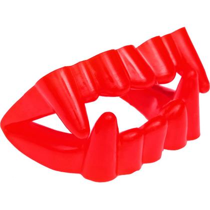 Imagem de 32 Dentaduras Vampiro Vermelho Lembrança Sacolinha Surpresa Aniversário