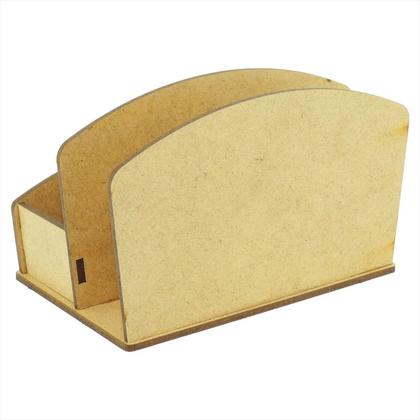 Imagem de 35 Galheteiro Porta Guardanapo Sal Sachê Pimenta Bistrô Mdf Crú