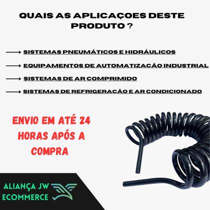 Imagem de 3,5 metros Mangueira Espiral PU 8mm x 45mm - 3,5m