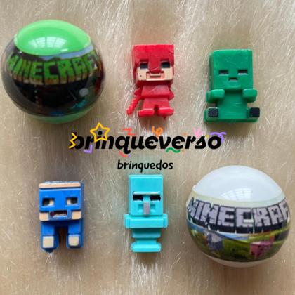 Imagem de 35 un Brinquedos Minecraft Pequeno. Lembrancinhas para festa minecraft. Produto Novo e Lacrado.