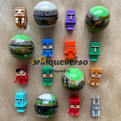 Imagem de 35 un Brinquedos Minecraft Pequeno. Lembrancinhas para festa minecraft. Produto Novo e Lacrado.