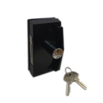 Imagem de 3530 - Fechadura bico de papagaio para porta de correr para vidro temperado blindex - Preto