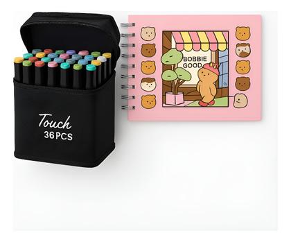 Imagem de 36 Canetas + Livro Bobbie Goods Capa Dura