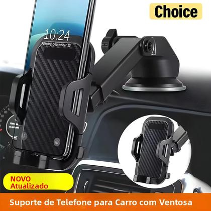 Imagem de 360 graus Suporte Para Celular De Carro Com Sucção Universal, Suporte Estável Para Celular