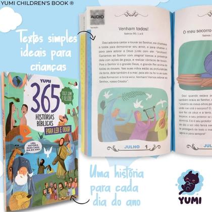 Imagem de 365 Histórias Bíblicas Para ler e Ouvir - Beatriz Hüne (Com QR Code)