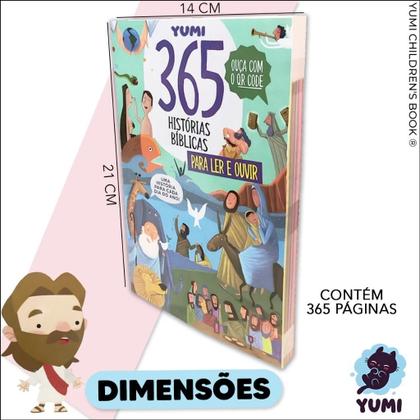 Imagem de 365 Histórias Bíblicas Para ler e Ouvir - Beatriz Hüne (Com QR Code)