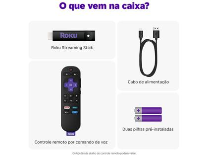Imagem de 3840BR TV Stick Streaming Stick 2025 Roku Full HD HDMI