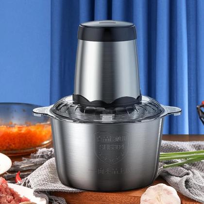 Imagem de 3L Picador De Alimentos Moedor De Carne Mixer Elétrica Processador
