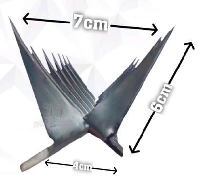 Imagem de 3m Espeto para muro cerca lança cortante farpada- 3 metros