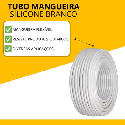 Imagem de 3m Mangueira Silicone Flexível