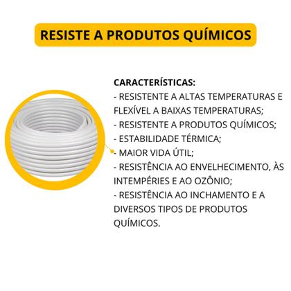Imagem de 3m Mangueira Silicone Flexível