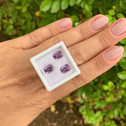 Imagem de 3ø Ametista Retangular 3,00ct