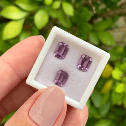 Imagem de 3ø Ametista Retangular 3,00ct