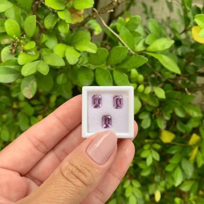 Imagem de 3ø Ametista Retangular 3,00ct