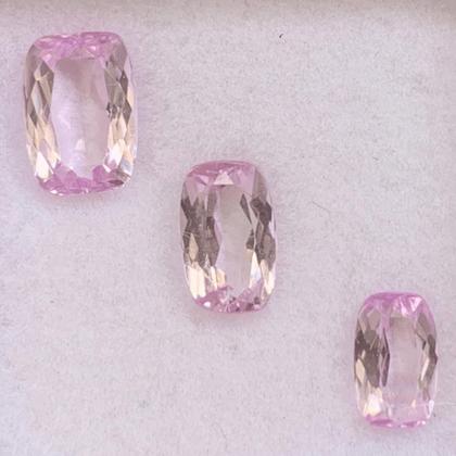 Imagem de 3ø Kunzita Cushion Baguete Retangular 2,15ct