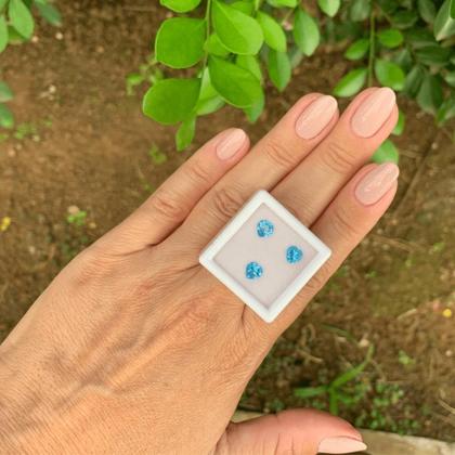 Imagem de 3ø Topázio Swiss Blue Coração 5x5mm 1,66ct