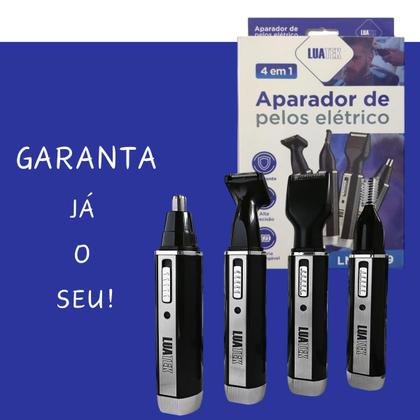 Imagem de 3un Aparador 4 Em 1 De Barba Bigode Nariz Buço E Sobrancelha