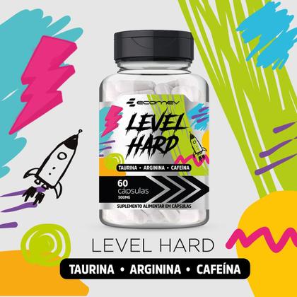 Imagem de 3Un Level Hard Cafeina Arginina Taurina 500mg - 180 Cáps Pré Treino Potente