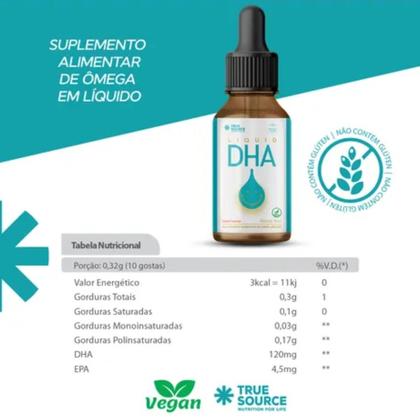 Imagem de 3un Liquid Dha 30ml Sabor Laranja - Family Care True Source