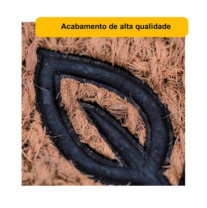 Imagem de 3un TAPETE CAPACHO BEM VINDO EMBORRACHADO FIBRA COCO 60x40cm