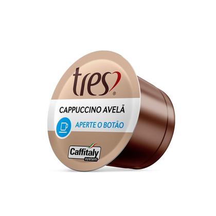 Imagem de 3x Cápsula de Café Tres 3 Corações Cappuccino Avelã 10 Unidades
