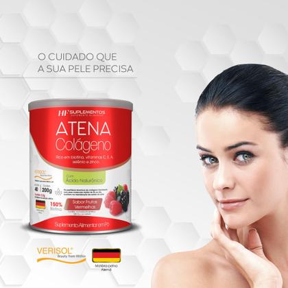 Imagem de 3X Colágeno Atena Verisol+Ácido Hialurônico Frutas Vermelhas