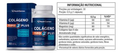 Imagem de 3x Colágeno Tipo2 Plus + Vit D 3 + Vit K2 + Magnésio
