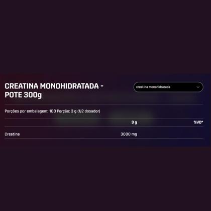 Imagem de 3x Creatina Monohidratada 100% Pura Dux 300g