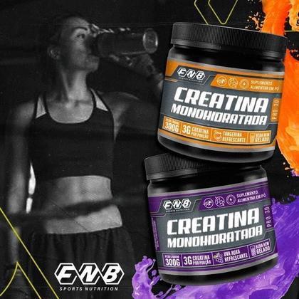 Imagem de 3x Creatina Monohidratada 300g Sabor Tangerina FNB Sport Nutrition