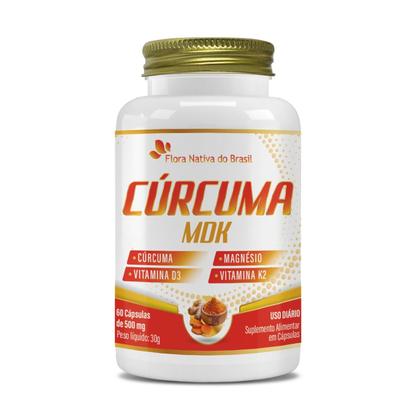 Imagem de 3x Cúrc uma Mdk + Magnésio + Vitamina K2 +Vitamina D3 60 Cápsulas 500mg - Flora nativa do Brasil