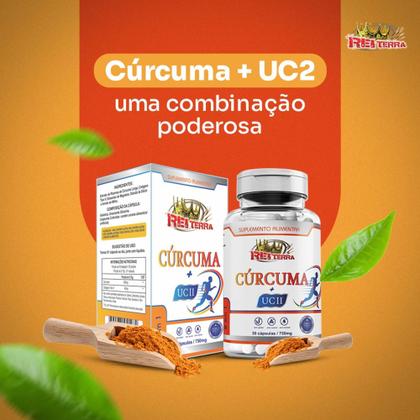 Imagem de 3x Cúrcuma + UC2 Colágeno Tipo 2 750mg 90cps