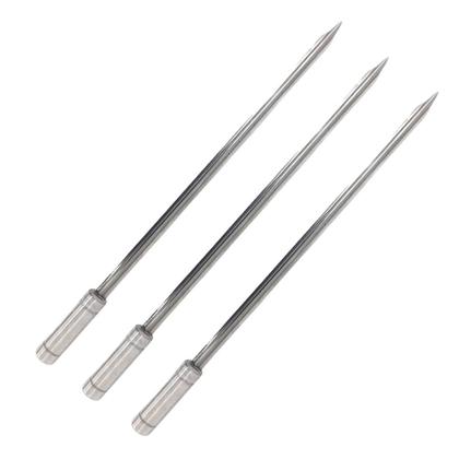 Imagem de 3x Espeto Espada Inox 40cm Cabo Revestido Alumínio Churrasc